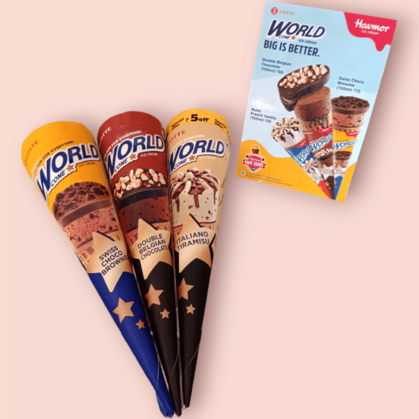 Havmor World Cones, lotte cones, buy from mahadevi Parlour, GambhoiMart