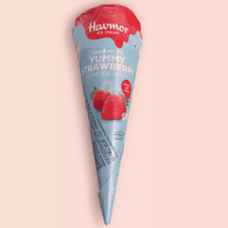 Yummy Strawberry Cones Havmor GambhoiMart