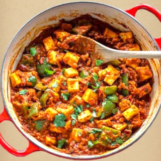 Kadai Paneer Indian Cottage Cheese From Radhe Hotel GambhoiMart