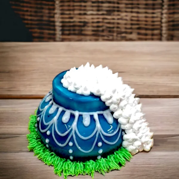 Blue Matka Cake For Janmashtami | Handi Cake